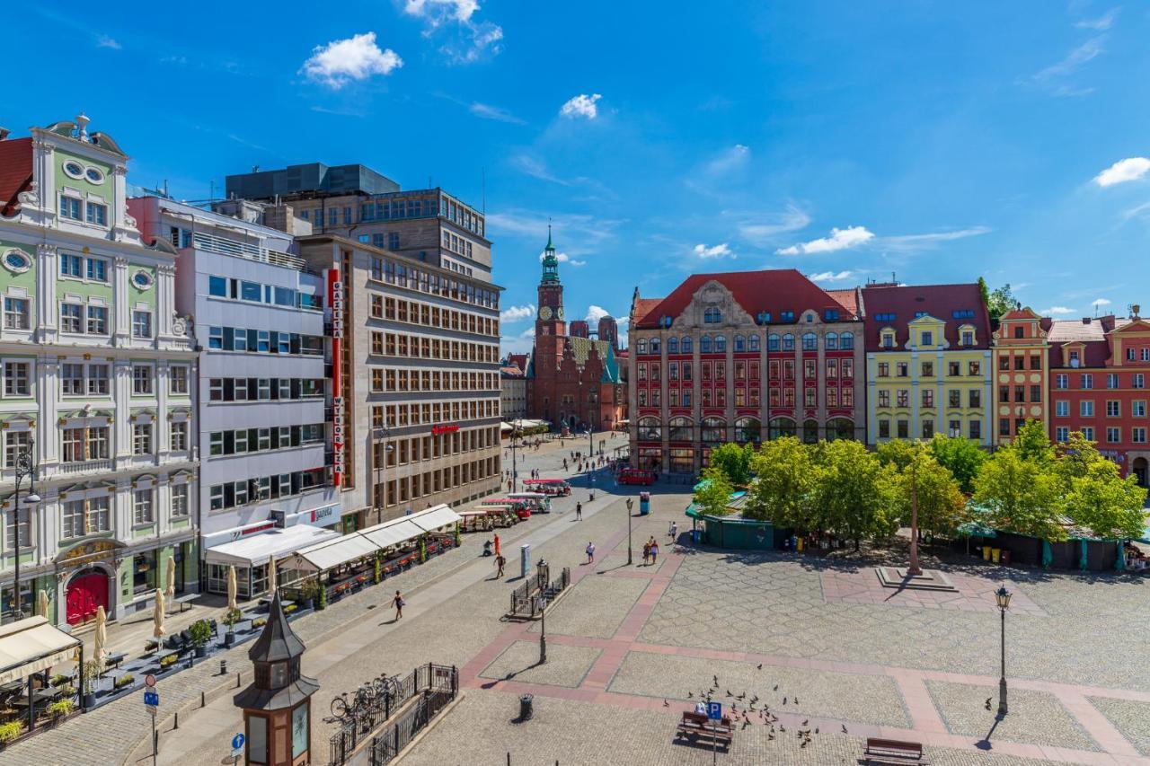 Prywatne Studio Dla 4 Osob Z Widokiem Na Rynek I Plac Solny! Вроцлав Екстериор снимка